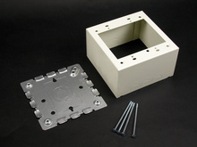 500/700 Two-Gang Extra Deep Switch and Receptacle Box Fitting 500/700 Two-Gang Extra Deep Switch and Receptacle Box Fitting
