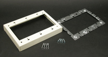500/700 Three-Gang Flush Type Extension Adapter Fitting 500/700 Three-Gang Flush Type Extension Adapter Fitting