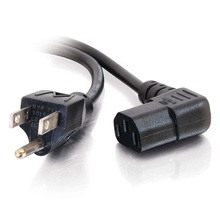 10ft (3m) 18 AWG Universal Right Angle Power Cord (NEMA 5-15P to IEC320C13R) (TAA Compliant) 10ft (3m) 18 AWG Universal Right Angle Power Cord (NEMA 5-15P to IEC320C13R) (TAA Compliant)