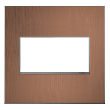 adorne® Copper 2-Gang Screwless Wall Plate