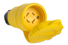 Turnlok® 20A, 3Φ480V Watertight Connector, NEMA 4X/6P, Yellow Turnlok® 20A, 3Φ480V Watertight Connector, NEMA 4X/6P, Yellow