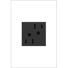 adorne® 15A Dual Tamper-Resistant Outlet, Graphite adorne® 15A Dual Tamper-Resistant Outlet, Graphite