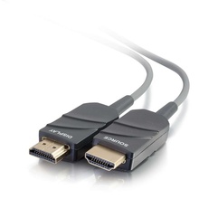 50ft (15.2m) High Speed HDMI™ Active Optical Cable (AOC) 4K 30Hz - Plenum, CMP Rated 50ft (15.2m) High Speed HDMI™ Active Optical Cable (AOC) 4K 30Hz - Plenum, CMP Rated