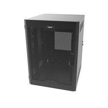 18RU Swing-Out Wall-Mount Cabinet with Perforated Door - Black 18RU Swing-Out Wall-Mount Cabinet with Perforated Door - Black