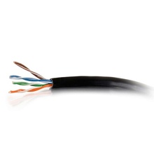 Discontinued - 1000ft (304.8m) Cat6 Bulk Unshielded (UTP) Ethernet Network Cable with Solid Conductors - Riser CMR-Rated (TAA Compliant) - Black