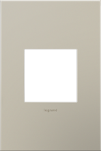 adorne® Satin Nickel 1-Gang Screwless Wall Plate adorne® Satin Nickel 1-Gang Screwless Wall Plate