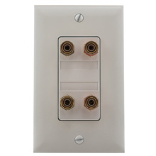 Home Theater Dual Speaker Connection Kit, White Home Theater Dual Speaker Connection Kit, White