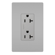 radiant® 20A 125V Tamper-Resistant Outlet, Gray radiant® 20A 125V Tamper-Resistant Outlet, Gray