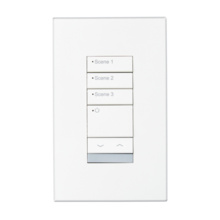 Wattstopper PLUS Scene Dimming Wallstation, 3 Button, Black Wattstopper PLUS Scene Dimming Wallstation, 3 Button, Black