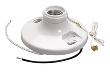 Medium Base Lampholder, White Medium Base Lampholder, White