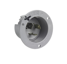 20A NEMA L920 Inlet, Gray 20A NEMA L920 Inlet, Gray