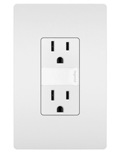radiant® 15A Tamper-Resistant Outlet with Night Light, White radiant® 15A Tamper-Resistant Outlet with Night Light, White