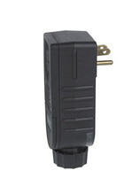 Portable 15A Right Angle Self-Test GFCI Plug, Automatic Reset Portable 15A Right Angle Self-Test GFCI Plug, Automatic Reset