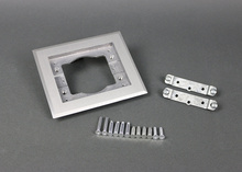 Omnibox® Single Gang Rectangular Aluminum Carpet/Tile Flange Omnibox® Single Gang Rectangular Aluminum Carpet/Tile Flange