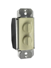 Discontinued - Discontinued - Rotary Dual Fan Speed/Dimmer Control, Ivory