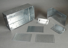 WallSource 4-Gang Box, Divider and Mounting Brackets WallSource 4-Gang Box, Divider and Mounting Brackets