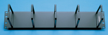 CABLE MANAGEMENT PANEL - 5 - horizontal distribution rings - 3 in H x 4 in D - 2 rack units CABLE MANAGEMENT PANEL - 5 - horizontal distribution rings - 3 in H x 4 in D - 2 rack units