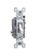 15A, 120V Trademaster® Single-Pole/Illuminated Toggle Switch, Light Almond