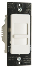 Wide Slide Series CFL/LED/Incandescent Single Pole/3-Way Slide Dimmer, Non-Preset, White