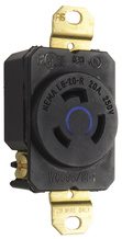 20A 250V NEMA L620 Single Receptacle, 3-Wire, Black 20A 250V NEMA L620 Single Receptacle, 3-Wire, Black