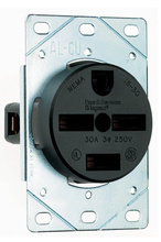 30A 250V 15-30R Straight Blade Single Flush Receptacle, 3-Pole, 4-Wire 30A 250V 15-30R Straight Blade Single Flush Receptacle, 3-Pole, 4-Wire
