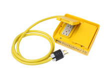 Discontinued - Portable GFC Auto Reset Box with four 15A Straight-Blade Outlets and 15A Plug