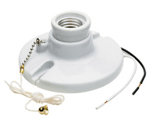 Medium Base Lampholder, White