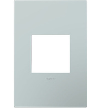 adorne® Pale Blue 1-Gang Screwless Wall Plate