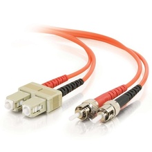 Discontinued - 3.3ft (1m) SC-ST 50/125 OM2 Duplex Multimode Fiber Optic Cable (TAA Compliant) - Orange