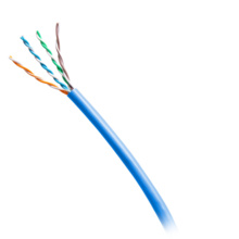 1000ft (304.8m) TAA-Compliant Cat6a Bulk Shielded (STP) Ethernet Network Cable  with Solid Conductors - Plenum CMP-Rated - Blue 1000ft (304.8m) TAA-Compliant Cat6a Bulk Shielded (STP) Ethernet Network Cable  with Solid Conductors - Plenum CMP-Rated - Blue