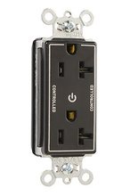 PlugTail® Heavy Duty Spec Grade Plug Load Controllable Receptacle, 20A, 125V, Black