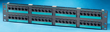 Clarity 5E 48-port panel - Cat5e - six-port modules - 19 in x 3.5 in Clarity 5E 48-port panel - Cat5e - six-port modules - 19 in x 3.5 in