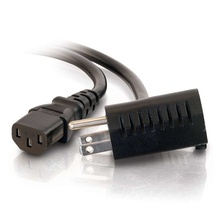 Discontinued - 6ft (1.8m) 16 AWG Universal Power Cord with Extra Outlet (TAA Compliant)