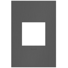 adorne® Brushed Black Nickel 1-Gang Screwless Wall Plate adorne® Brushed Black Nickel 1-Gang Screwless Wall Plate