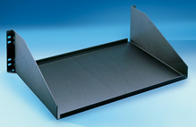 Equipment Shelf - 5.25 H x 17.25 in W x 12.13 in D - black Equipment Shelf - 5.25 H x 17.25 in W x 12.13 in D - black