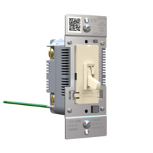 Trademaster Toggle Slide LED Advanced Dimmer, Light Almond