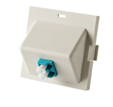 Series II Module, 1-LC Duplex (2 Fibers) Multimode, Aqua adapters, 45 degree exit Series II Module, 1-LC Duplex (2 Fibers) Multimode, Aqua adapters, 45 degree exit