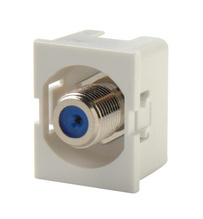 TRACJACK RECESSED F-CONN 75 OHM WHITE TRACJACK RECESSED F-CONN 75 OHM WHITE