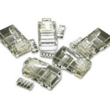 RJ45 Cat5E Modular Plug (with Load Bar) for Round Solid/Stranded Cable Multipack (50-Pack) RJ45 Cat5E Modular Plug (with Load Bar) for Round Solid/Stranded Cable Multipack (50-Pack)