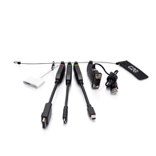 Discontinued - Universal 4K HDMI® Dongle Adapter Ring with Color Coded Mini DisplayPort™, DisplayPort, USB-C®, Lightning, and VGA