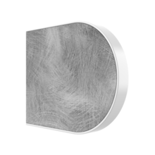 2.6 Bracket Endcap, adorne Finish, Spiral Stainless