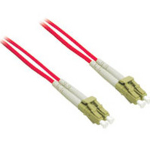 6.6ft (2m) LC-LC 62.5/125 OM1 Duplex Multimode Fiber Optic Cable - Plenum CMP-Rated - Red