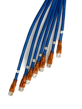 SNAP PRE-TERM, CAT6, 6 CABLE PLENUM, 20', BLUE, SPIRAL WRAP ASSEMBLY,  STAGGER RIGHT PULLING SOCK SNAP PRE-TERM, CAT6, 6 CABLE PLENUM, 20', BLUE, SPIRAL WRAP ASSEMBLY,  STAGGER RIGHT PULLING SOCK