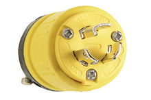 Rubber Locking Plug, Yellow Rubber Locking Plug, Yellow