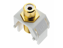 RCA to F-Connector, White
