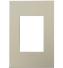 adorne® Titanium 1-Gang+ Screwless Wall Plate