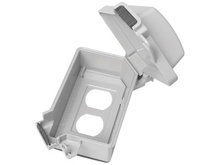 1-Gang Cast While-In-Use Cover, Gray 1-Gang Cast While-In-Use Cover, Gray