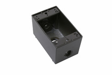 Weatherproof One Gang Deep Box, Gray Weatherproof One Gang Deep Box, Gray
