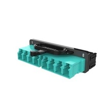 Infinium High Density (HD) M8 HD8FP Adapter Panel, 2 LC Quad, Aqua Infinium High Density (HD) M8 HD8FP Adapter Panel, 2 LC Quad, Aqua