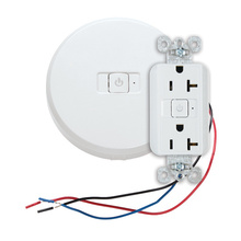 Half Controlled 20-amp Receptacle, White